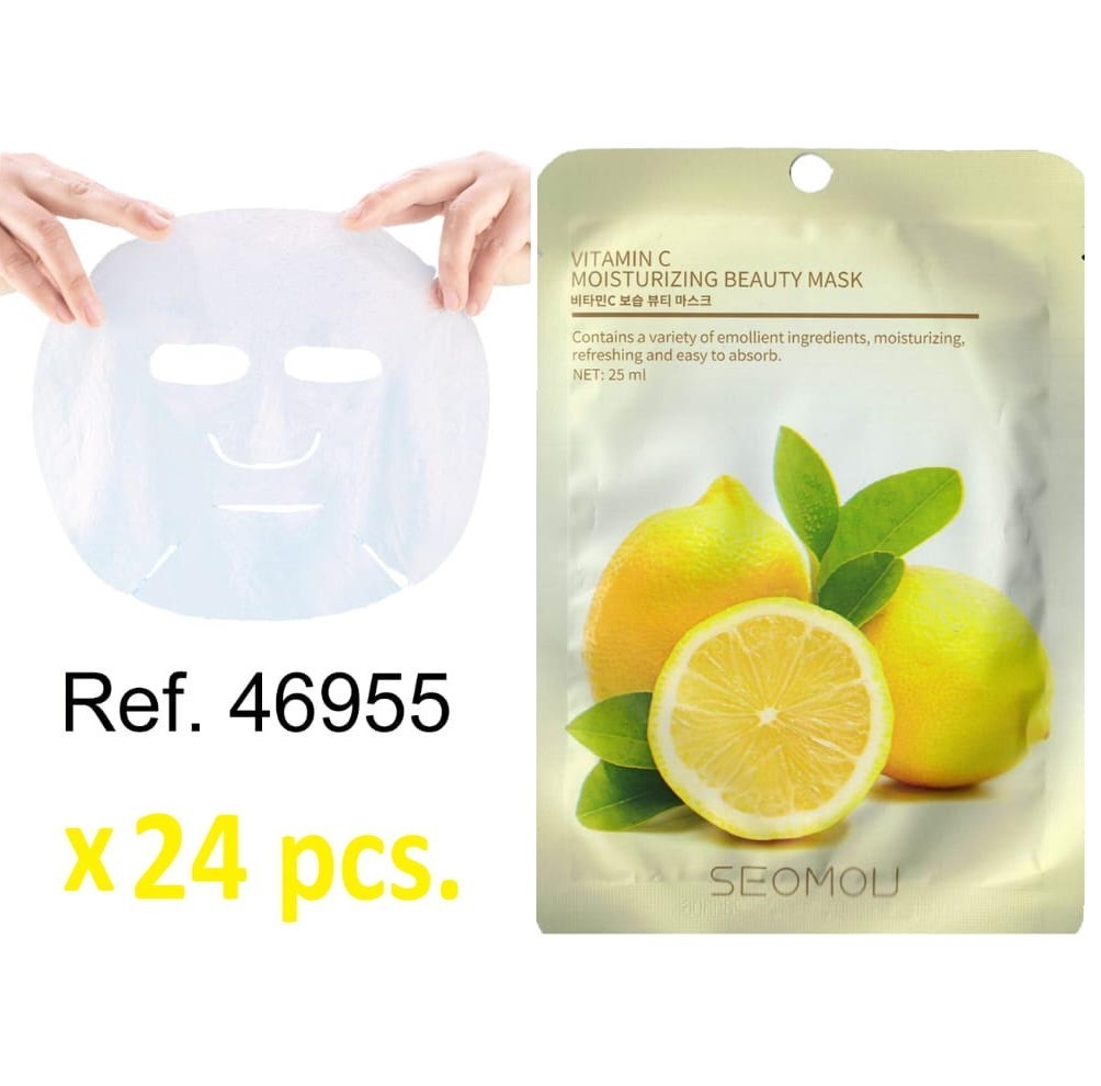MASCARILLA FACIAL (0,55€‚UNIDAD) PACK 24 LETICIA WELL