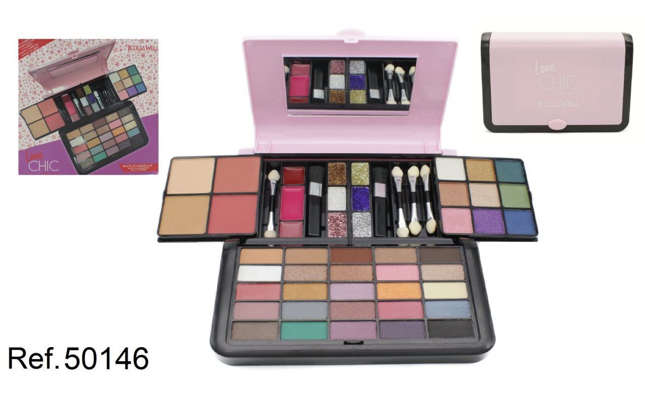 PALETA DE MAQUILLAJE LOVE CHIC LETICIA WELL