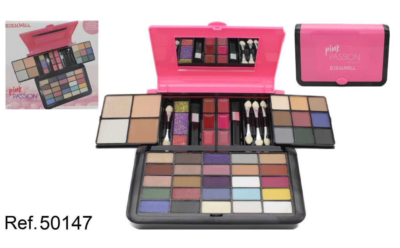 PALETA DE MAQUILLAJE PINK PASSION LETICIA WELL
