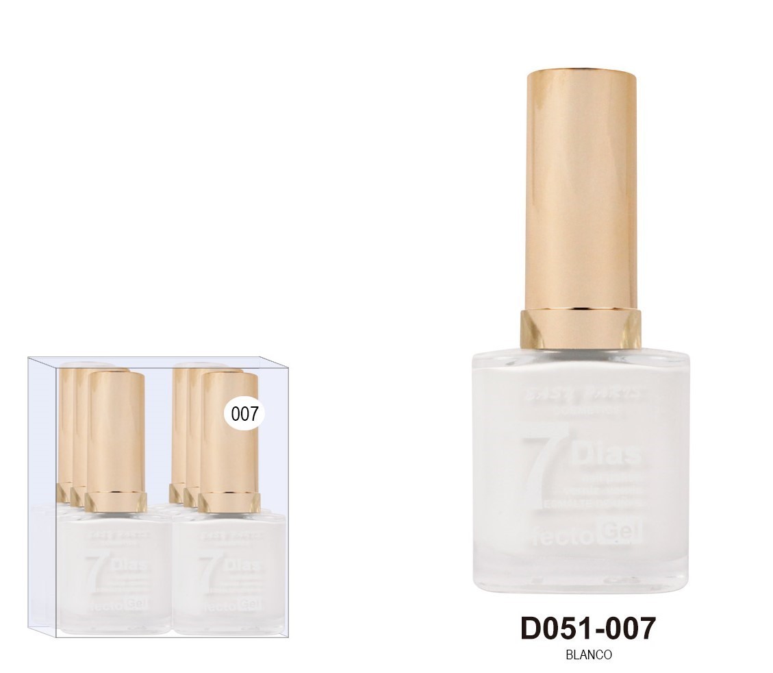 laca de uñas 7 dias efecto gel 13ML(0,59 € UNIDAD) PACK 6 EASY PARIS