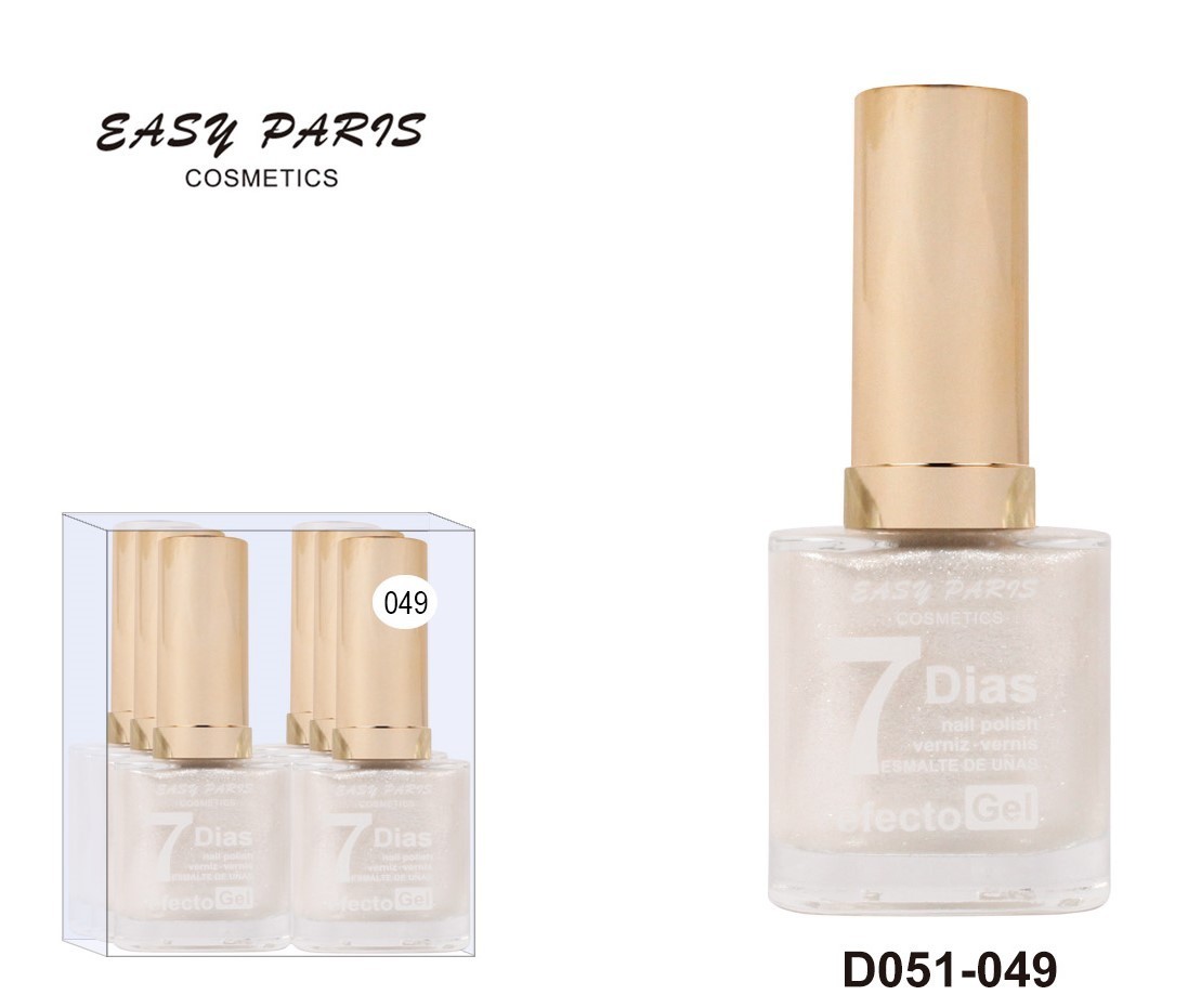 laca de uñas 7 dias efecto gel 13ML(0,59 € UNIDAD) PACK 6 EASY PARIS