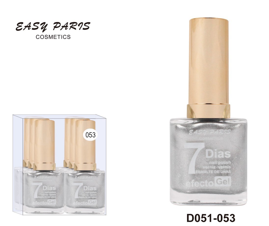 laca de uñas 7 dias efecto gel 13ML(0,59 € UNIDAD) PACK 6 EASY PARIS
