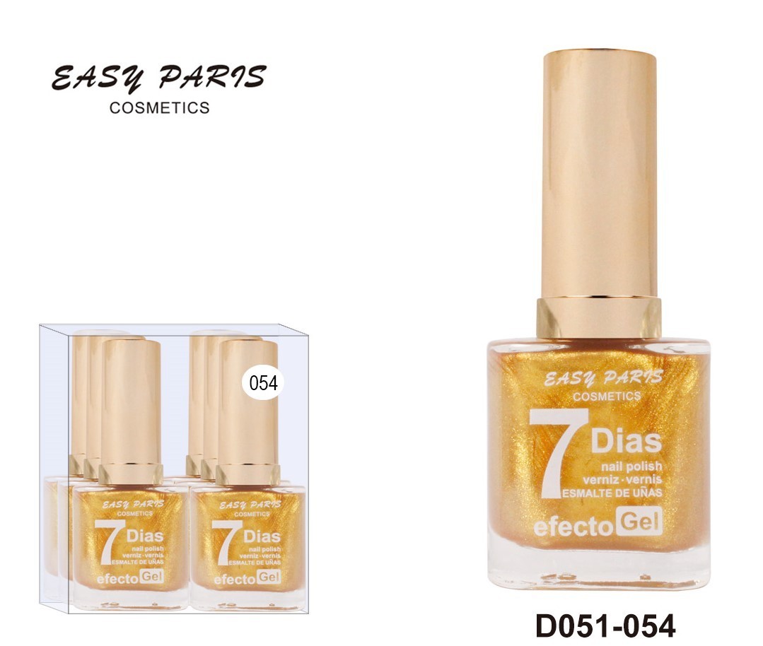 laca de uñas 7 dias efecto gel 13ML(0,59 € UNIDAD) PACK 6 EASY PARIS