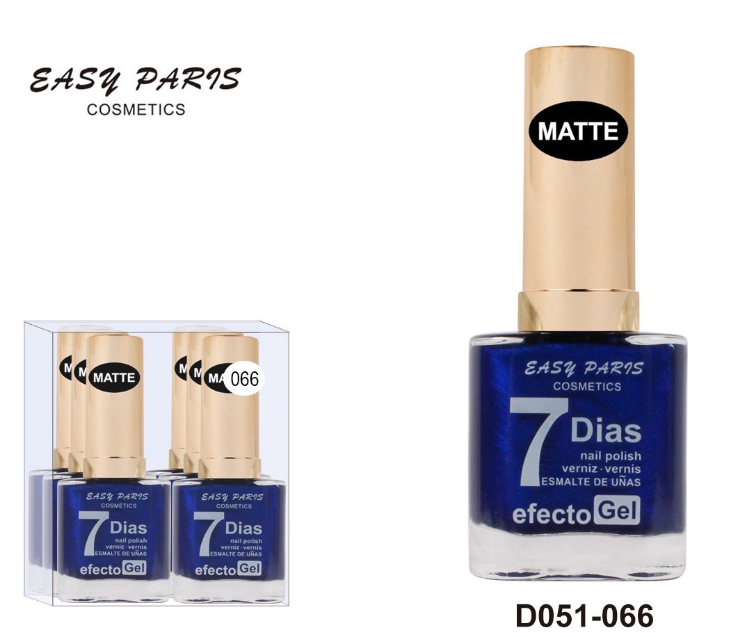 laca de uñas 7 dias efecto gel 13ML(0,59 € UNIDAD) PACK 6 EASY PARIS