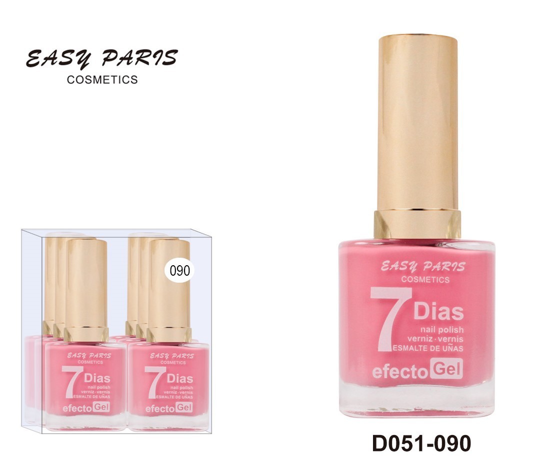 laca de uñas 7 dias efecto gel 13ML(0,59 € UNIDAD) PACK 6 EASY PARIS