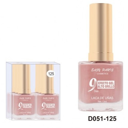 laca de uñas 7 dias efecto gel 13ML(0,59 € UNIDAD) PACK 6 EASY PARIS