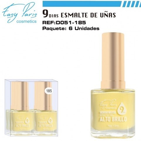 laca de uñas 7 dias efecto gel 13ML(0,59 € UNIDAD) PACK 6 EASY PARIS