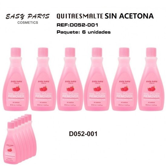 QUITAESMALTE (0,85 € UNIDAD) PACK 6 EASY PARIS